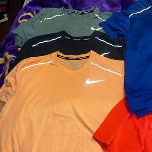 Men Nike Dri Fit Running Top Lot of 5